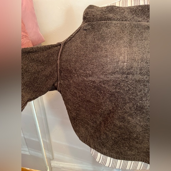 Free People Boatneck Sweater On/Off Shoulder Style Size M - Picture 2 of 10